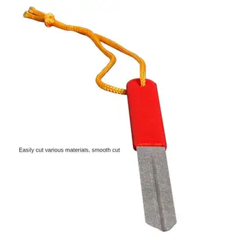 Точилка для рыболовных крючков Портативный нож Мини EDC Карманный инструмент для заточки рыболовных крючков для походов в лагерь, аксессуары для улицы