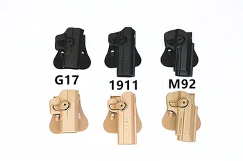 Тактическая Пистолетная Кобура G17 M1911 M92 P226 Поясная Подвесная Быстросъемная Кобура Glock Кобура Поясная Спорт На открытом Воздухе CS