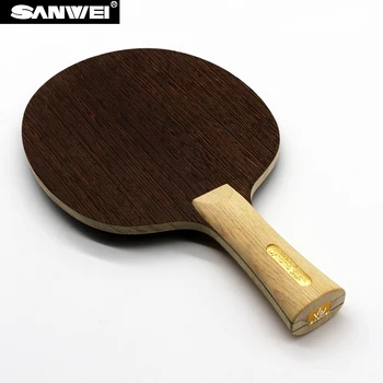 SANWEI DYNAMO Лезвие для настольного тенниса, 5-слойный деревянный дизайн, Японская ручка из кипариса, легкая ракетка для пинг-понга с быстрой атакой, летучая мышь, лопатка