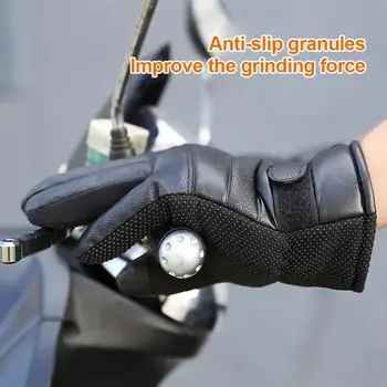 Перчатки с электрическим подогревом, Перезаряжаемая USB-грелка для рук, Перчатки с подогревом, зимние мотоциклетные велосипедные перчатки с сенсорным экраном, водонепроницаемые