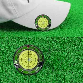 Зажим для Шляпы для гольфа Green Reading Tool Профессиональный Маркер для Мяча для Гольфа с Высокой Точностью Портативного Нанесения для Игроков в Гольф для Игроков в Гольф