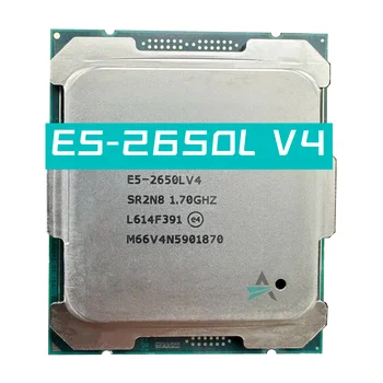 Бесплатная доставка E5-2650LV4 Оригинальный Xeon E5 2650LV4 1,70 ГГц 14-ядерный 35 МБ SmartCache E5-2650L V4 FCLGA2011-3