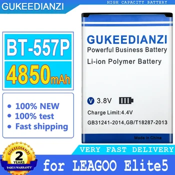 Аккумулятор GUKEEDIANZI для LEAGOO Elite5 Elite 5, Аккумулятор большой мощности, BT-557P, 4850 мАч
