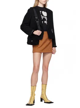 осенне-зимние короткие куртки с длинными рукавами из грубой ткани с кисточками y2k2023, модные универсальные и тонкие новинки верхней одежды