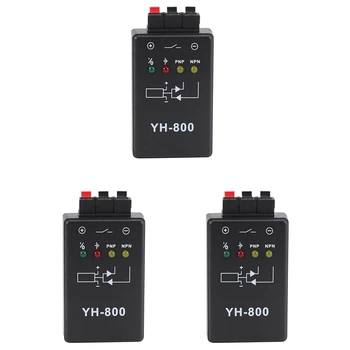 3X тестер фотоэлектрических переключателей YH-800, бесконтактный тестер магнитных переключателей, тестер датчиков (без батареи)