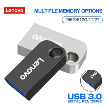 Lenovo USB 3,0 2 ТБ 1 ТБ 256 ГБ Высокоскоростной Флеш-Накопитель Водонепроницаемый Флешка USB Флэш-Накопитель Высокоскоростной 512 ГБ Памяти Для Настольных ПК/PS