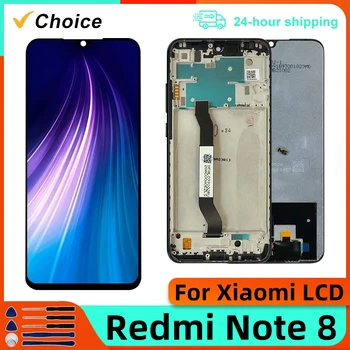 Для Xiaomi Redmi Note 8 ЖК-дисплей с сенсорным экраном и цифровым преобразователем в сборе для Redmi Note 8 Запасные части для ЖК-дисплея