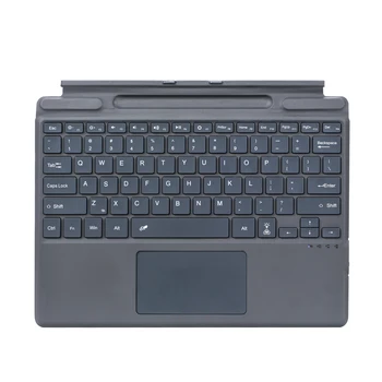 Беспроводная клавиатура для Microsoft Surface Pro 9 с подсветкой сенсорной панели, чехол для клавиатуры с магнитным держателем ручки