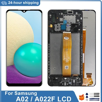 Выбор для Samsung Galaxy A02 Дисплей SM-A022F SM-A022M ЖК-дисплей с сенсорным экраном и цифровым преобразователем Для Galaxy SM-A022G/DS LCD SM-A022G