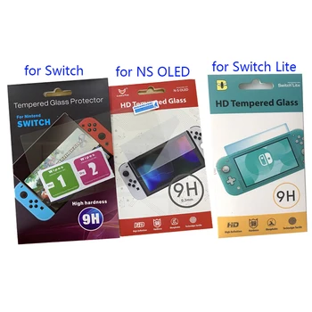 10шт Защитное Стекло для Nintendo Switch NS Lite OLED Protector Аксессуары Пленка из Закаленного Стекла для Консоли NS Switch OLED