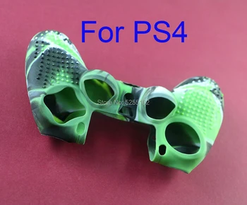 Для корпуса контроллера PS4, Камуфляжный мягкий силиконовый чехол, защитный чехол для захвата кожи, чехол для контроллера PlayStation 4 PS4