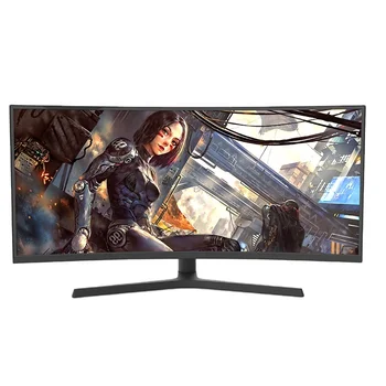34-дюймовый большой экран с частотой 100 Гц, изогнутая лента высокой яркости 4k, рыбий экран, черный дышащий игровой монитор с подсветкой