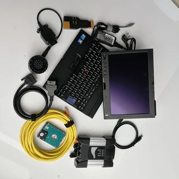 Сенсорный экран X200T 90% новый Ноутбук 4gb + OBD2 Icom Next для Диагностического инструмента программирования BMW + Новейшее программное обеспечение HDD емкостью 1 ТБ, готовое к использованию