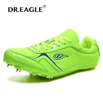 DR.EAGLE Мужская Обувь с шипами для легкой атлетики, Тренировочные Соревнования, Спринт, Легкая Атлетика, Профессиональная Обувь Для Бега