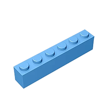 Объемные блоки, строительные кирпичи Толщиной 1X6, обучающие строительные игрушки для детей, размер, совместимый с 3009