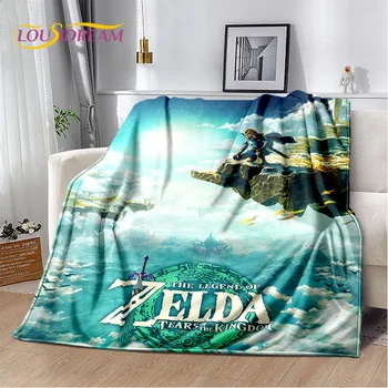 3D Z-Zelda 2 Link Game Gamer Мягкое Плюшевое Одеяло, Фланелевое Одеяло, Покрывало для Гостиной, Спальни, Покрывало для Дивана, Детский Подарок