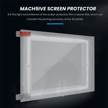 10 шт. Защитная пленка для экрана 3D-принтера из ЖК-смолы, Elegoo Saturn/Saturn S Screen Protector, Mono X 8,9 дюймов