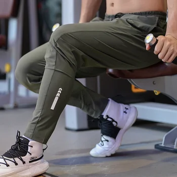 2023 новые летние Эластичные мужские спортивные штаны для бега, спортивные брюки для бега, повседневные брюки для тренировок в спортзале на открытом воздухе