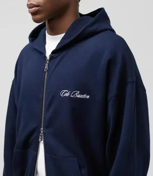 Новая толстовка с вышитым логотипом Fasion Cole Buxton Для мужчин и женщин, пуловер на двунаправленной молнии, Повседневный свитер из плотной ткани с капюшоном