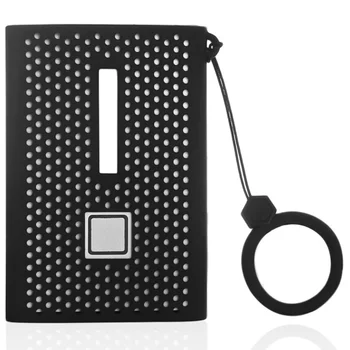 Чехол для хранения, силиконовый защитный чехол для Samsung T7 Press, портативный SSD внешний твердотельный накопитель