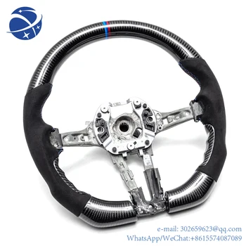 изготовленное на заказ автомобильное рулевое колесо yyhc из углеродного волокна для немецкого M5 M6 F10 F18 F11 F12