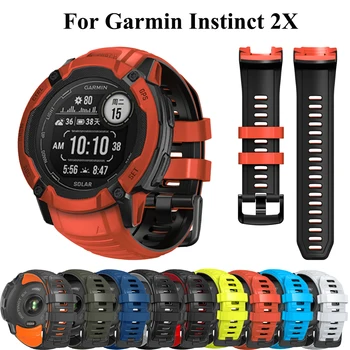 Официальный силиконовый ремешок для умных часов Garmin Instinct 2X Ремешок для часов Garmin Instinct 2X солнечные ремешки на запястье заменяют браслет
