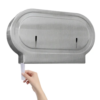 Гигиенические Принадлежности Twin Double Jumbo Держатель для рулона туалетной бумаги Коробка для туалетных салфеток из нержавеющей Стали Держатель для туалетных бумаг