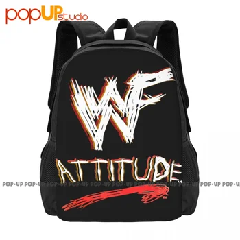 Борцовский рюкзак для домашней игры Wwf Attitude 2005 Большой емкости Симпатичная гимнастическая сумка Softback Рюкзаки для одежды