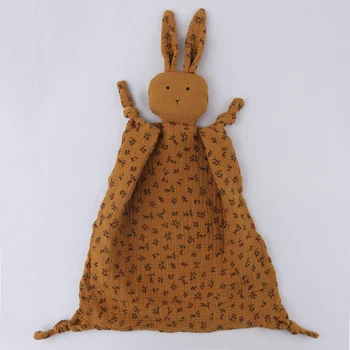 Детское мультяшное полотенце для успокоения кролика, успокаивающее полотенце для младенцев, прямая поставка