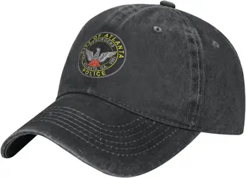 Шляпа дальнобойщика Полицейского управления Атланты-бейсболка из выстиранного хлопка, папины шляпы, темно-синие военные кепки