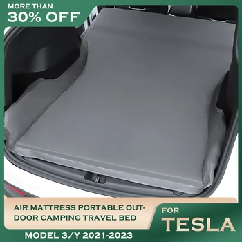 НОВЫЙ автомобильный Надувной матрас кровать для Tesla модель Y 3 2021-2023 Кемпинг Путешествия Пешие прогулки Портативный Толстый матрас для багажника