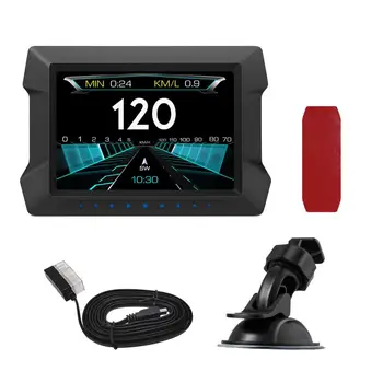 Автомобильный спидометр с GPS-дисплеем, цифровое напоминание, сигнализация низкого напряжения, электронные аксессуары для спидометра для всех