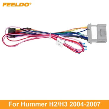 Автомобильный 16-контактный кабель питания FEELDO, жгут проводов, адаптер для hummer H2/H3 (04-07), Кабель для установки головного устройства