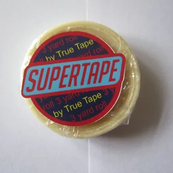 1шт 1,9 см х 3 ярда в рулоне Сверхпрочная Двусторонняя клейкая лента для наращивания волос Super Retape в рулоне за лот