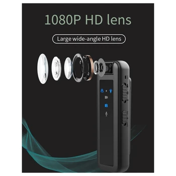 HD 1080P Камера Ночного Видения Mini DV Невидимая Спортивная Камера Для Людей На Открытом Воздухе Небольшой Регистратор Правоохранительных Органов Прочный