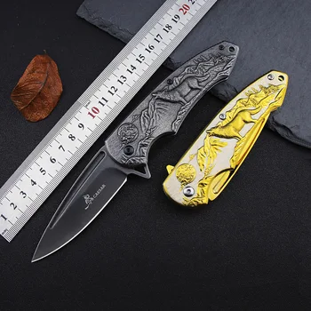 Карманный Складной Нож Тактические Стальные Ножи Для Выживания На Открытом Воздухе Кемпинг Военный Нож Рыболовный Универсальный Нож EDC Инструменты Универсальный Нож
