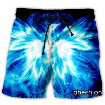 phechion Новые модные мужские/женские повседневные шорты с 3D принтом Phoenix, Новинка, Уличная одежда, мужские Свободные спортивные шорты L124