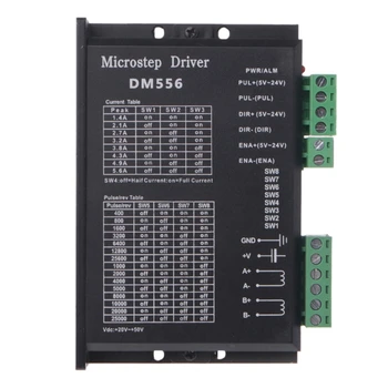 Цифровой шаговый драйвер Dm556 Progressive Motor Driver Подходит для шаговых двигателей Nema 23, Nema 24 И Nema34