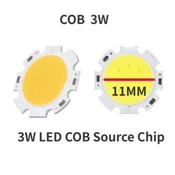 3 Вт светодиодный чип COB Source 11 мм DIY для светодиодной лампы чип прожектора Downlight Диодные лампы Light Lamp Прожектор Downlight Лампы